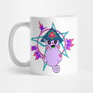 Aleister Meowley (Red Flames) Mug